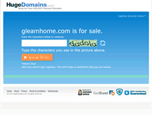 Tablet Screenshot of gleamhome.com